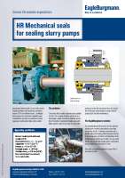 Solution: HR Mechanical seals for sealing slurry pumps