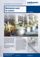 Solution: Mechanical seals for sorters in the pulp & paper industry