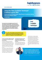 Using the “Best Available Technique” is always a good idea