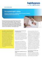 Solution: For a good night's sleep